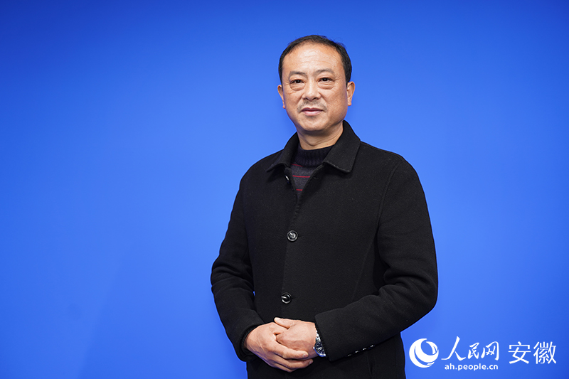 全国人大代表王建伟。人民网 王锐摄